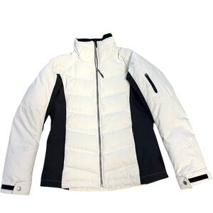 Obermeyer White Ski Duck Down Jacket  Size 4